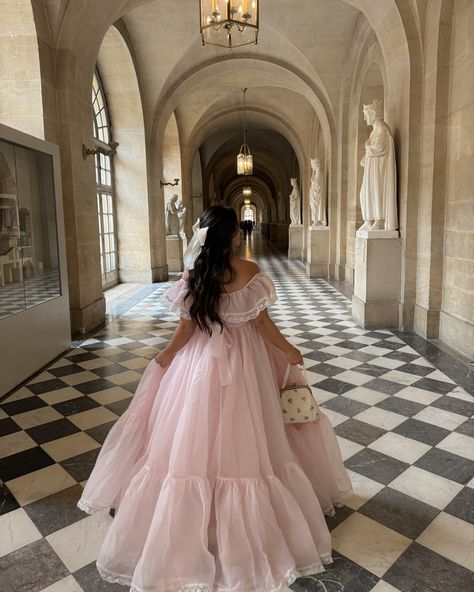 Do you think you’re a princess?? Me: 👑🎀🕯️ @selkie gown is the star of the show!! Code RUBYKEYVANI gives you a discount if you wanna be a princess with me Princess behavior, princess aesthetic, Versailles Paris, selkie dress, Pinterest inspired Pink Princess Aesthetic Dress, Selkie Gown, Princess Aesthetic Dresses, Princess Behavior, Pink Dress Aesthetic, Princess Dress Aesthetic, Princesses Aesthetic, Princess Aesthetic Outfits, Princess Lifestyle