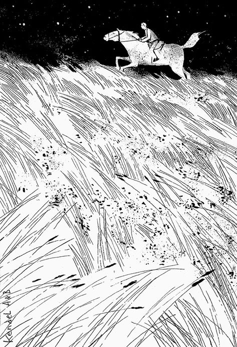 동화 삽화, Inspirational Illustration, Heart Illustration, Black And White Landscape, Book Illustration Art, Landscape Illustration, Black And White Illustration, Ink Illustrations, Editorial Illustration