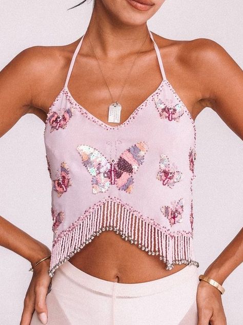 Beaded Butterfly, Taylor Swift Tour Outfits, Butterfly Top, Taylor Swift Outfits, Concert Fits, Taylor Swift Concert, Festival Clothing, Outfits Casuales, Festival Outfits