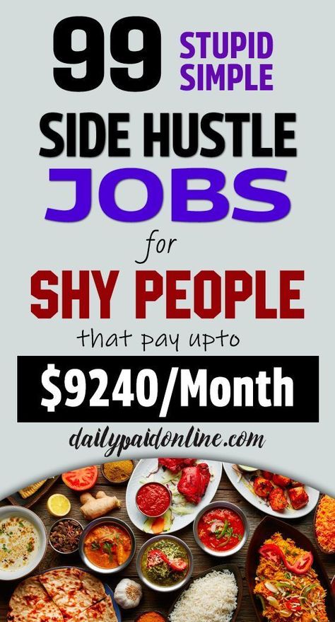 99 Stupid Simple Side Hustle Jobs For Shy People ✅(Follow This Link)✅ Top Jobs For Women, Work From Phone Jobs, Gig Jobs Work At Home, Making Extra Money At Home, Jobs That Pay Well With No Degree, Legit Side Jobs Extra Money, Jobs For Women No Degree, Make Money At Home Legit, Part Time Side Hustle From Home