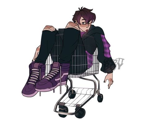 Virgil Sanders, Sanders Sides, Sander Sides, Sanders, Shopping Cart, A Man, Instagram