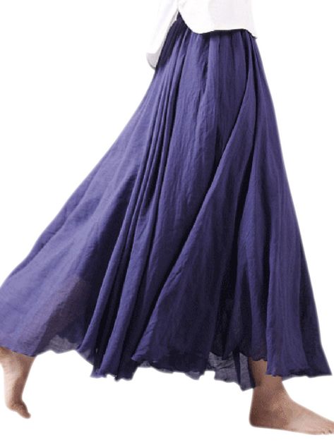 Free 2-day shipping. Buy Women's Bohemian High Waist Flowy Double Layer Maxi Skirt at Walmart.com Maxi Skirts Summer, Flare Maxi Skirt, Long Maxi Skirt, Bohemian Skirt, Maxi Skirt Dress, Purple Skirt, Maternity Skirt, Long Skirts For Women, Long Maxi Skirts