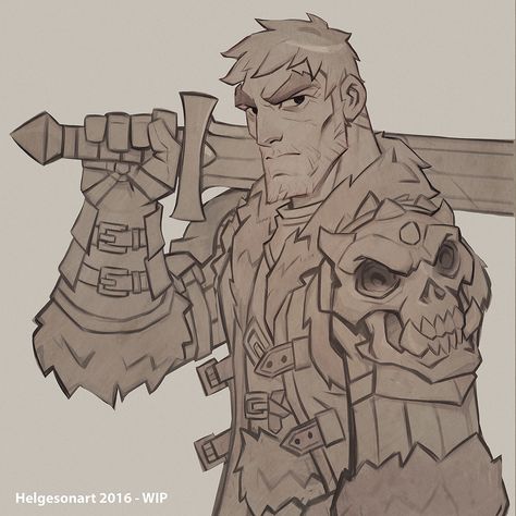 ArtStation - Dungeons & Dragons - Cutter , Johannes Helgeson Johannes Helgeson, Fantasy Armor, Character Design Animation, Sketch Painting, Character Design Male, Cartoon Character Design, Character Design References, Illustration Character Design, Fantasy Character Design