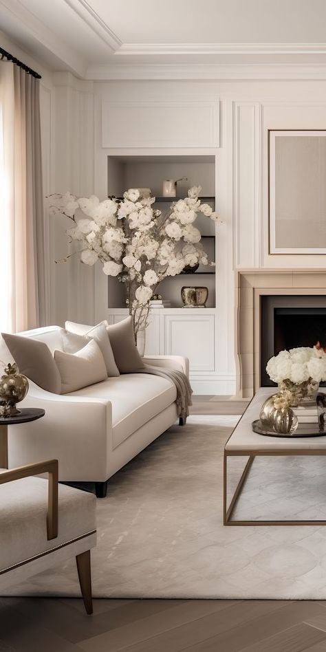 Laura Hammett Interiors, New Classic Living Room, Classic Modern Interior, Formal Living Room Designs, Feng Shui Living Room, Living Room Built Ins, Contemporary Living Room Design, Living Room Decorating Ideas, Living Room Decorating