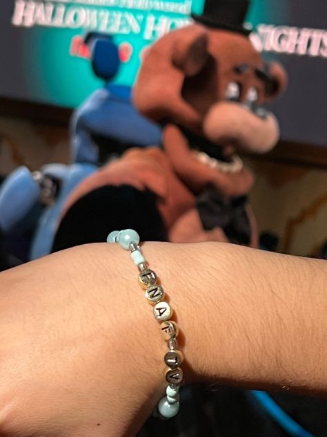 fnaf taylor’s version five nights at freddys bracelets friendship bracelets hhn friendship bracelets 1989 TV Fnaf Friendship Bracelet, Fnaf Bracelet, 1989 Tv, Bracelets Friendship, Taylor S, Cute Little Things, Five Nights At Freddy's, Friendship Bracelet, Little Things