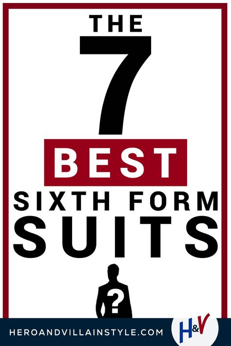 Are you in the market for suits for sixth form? This 6th form suits guide covers the top sixth form formal suits you should look at getting, and what you should watch out for. | 6th Form outfits men, Sixth form uniform ideas, Sixth form outfits men  #sixthformformal #sixthformformen #6thformstyle #sixthformwardrobe #sixthformsuits Villain Style, Hero And Villain, 6th Form Outfits, Form Outfits, Formal Suits Men, Sixth Form Outfits, Suit Guide, 6th Form, Uniform Ideas