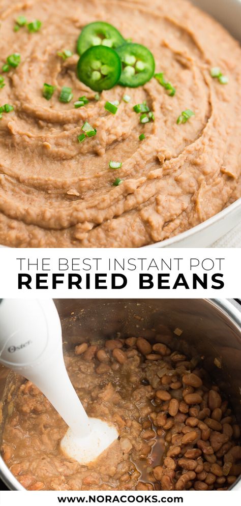 Refried Beans Instant Pot, Instant Pot Refried Beans Recipe, Instant Pot Refried Beans, Vegan Refried Beans, Homemade Refried Beans, Man Recipes, Refried Beans Recipe, Ip Recipes, Vegan Instant Pot Recipes