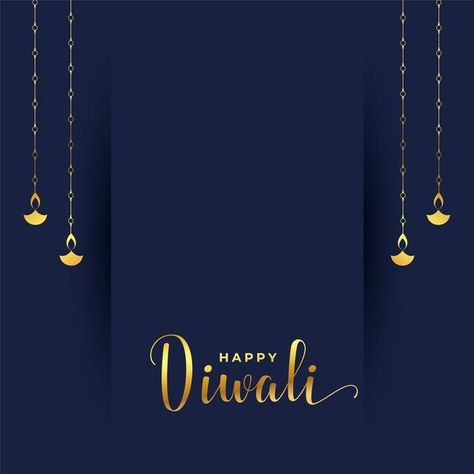 Simple diwali card in golden colors hang... | Free Vector #Freepik #freevector #background #banner #poster #diwali Happy Diwali Animation, Happy Diwali Poster, Happy Diwali Cards, Hanging Diya, Diwali Animation, Diwali Vector, Diwali Fireworks, Diwali Holiday, Diwali Card