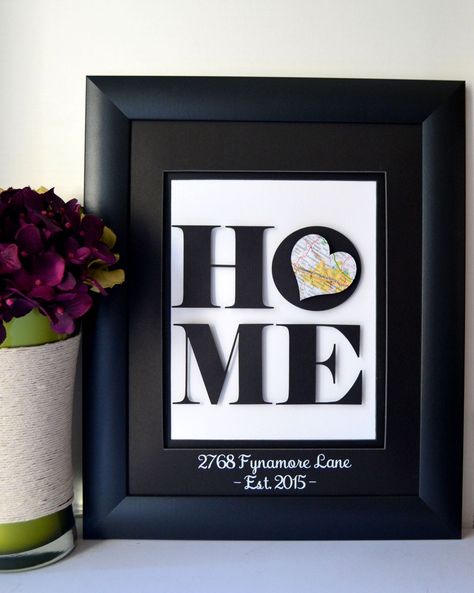 Personalized Housewarming Gifts, Realtor Closing Gifts, Unique Housewarming Gifts, Personalized Art, Unique Wedding Gifts, Closing Gifts, Realtor Gifts, House Gifts, Personalize Art