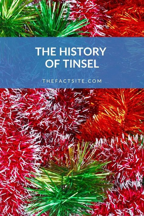 Trees With Tinsel, Indoor Winter Wonderland, Christmas Facts, Tinsel Christmas, Tinsel Christmas Tree, Christmas Tinsel, Christmas Trivia, Tinsel Tree, Tinsel Garland