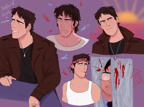 Dallas X Johnny Fanart, Dally The Outsiders Fanart, Dally Winston Fanart, The Outsiders Johnny X Ponyboy Fanart, The Outsiders Fan Art, Dally X Johnny Fanart, The Outsiders Drawings, Dallas Winston Fanart, Lawrusso Fanart