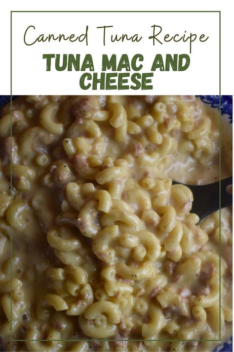 Tuna Macaroni and Cheese is a quick, stove top dinner that can be made from pantry staples. The extra cheesy tuna mac goodness will satisfy everyone in your house. Tuna Mac And Cheese, Canned Tuna Recipes, Old Cookbooks, Easy Cheese Recipes, Macaroni And Cheese Recipe, Macaroni Recipes, Tuna Recipes, Food Recepie, Pantry Staples