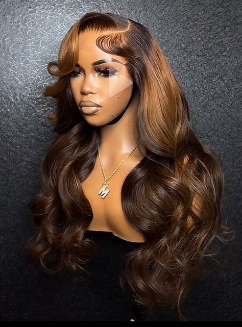 Frontal Styles, Wig Highlights, Blonde Styles, Lux Hair, Curly Hair Braids, Peekaboo Hair, Lace Fronts, Wig Ideas, Stylish Hairstyles