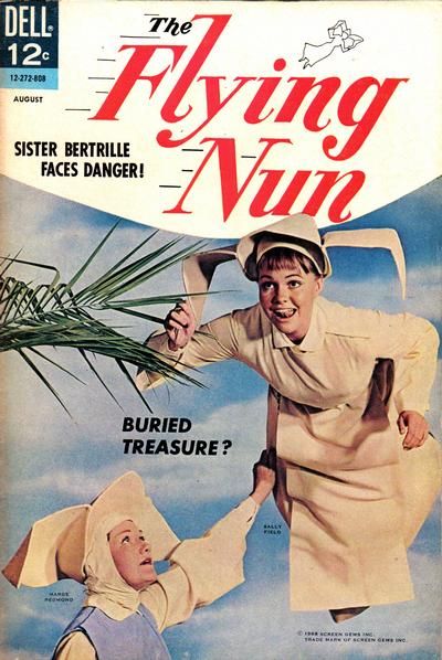 Marge Redmond (Sister Jacqueline) also played a nun in "The Trouble With Angels." Her later roles include a series of commercials for Cool Whip. Beatific Vision, Flying Nun, September Days, The Flying Nun, Antenna Tv, 1970s Cartoons, Dell Comic, Sally Field, Australian Vintage