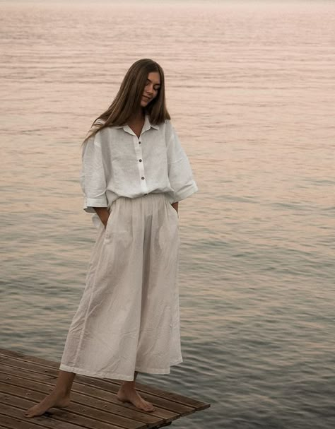 Pirate Core, Lifestyle Photoshoot, Spring Things, Linen Loungewear, Linen Fashion, French Linen, Photoshoot Inspo, Personal Brand, Linen Clothes