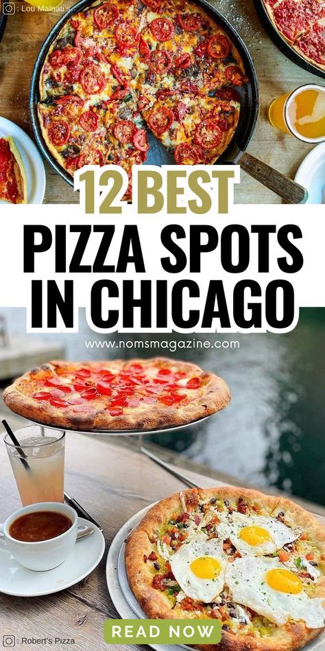 Unravel the secrets of Chicago's pizza scene with our handpicked selection of the 12 best pizza spots in 2023. From classic deep-dish wonders to a myriad of thin-crust and artisanal creations, these pizza joints cater to every palate and preference. Whether you're a Chicago local searching for a new favorite or a visitor eager to taste the city's iconic flavors, this guide is your gateway to pizza paradise in the Windy City. Don't miss out on this mouthwatering experience! 🍕🍕 Pizza In Chicago, Chicago Deep Dish Pizza, Chicago Pizza, Slice Of Heaven, Salad Toppings, Deep Dish Pizza, Best Pizza, Pizza Lovers, The Windy City