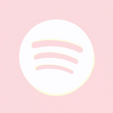 Light Pink Spotify Icon, Pink Christmas Iphone Wallpaper, Spotify Logo, App Store Icon, Application Iphone, Beach Icon, Soft Pink Theme, Icon X, Cute App