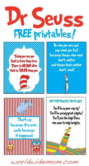 Dr Seuss Day – celebrate with free printable Wall Art! Dr Seuss Printables Free, Dr. Suess, Dr Seuss Classroom, Dr Seuss Activities, Seuss Classroom, Seuss Crafts, Dr. Seuss, Dr Seuss Week, Dr Seuss Day