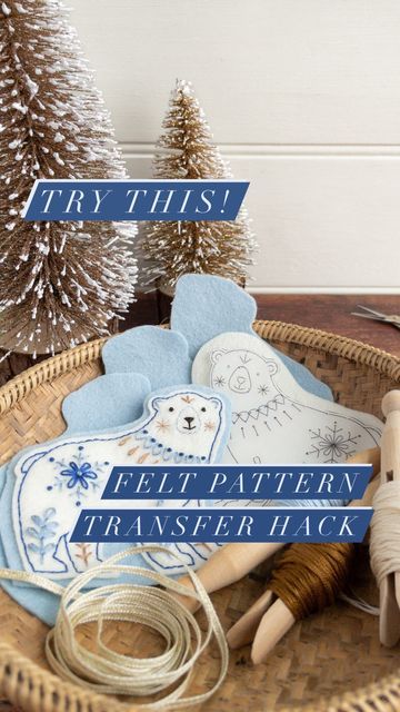 Make A Stencil, Modern Hand Embroidery Patterns, Modern Hand Embroidery, Risky Business, How To Make Stencils, Felt Pattern, Christmas Feeling, Hand Embroidery Patterns, Felt Fabric