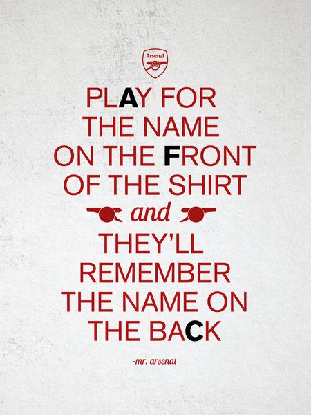 Play for the name on the front Art Print by The Cannon is Heavy | Society6 Inspirational Football Quotes, Football Arsenal, Basketball Quotes Inspirational, Inspirational Sports Quotes, Athlete Quotes, Hockey Quotes, Softball Quotes, Baseball Quotes, Volleyball Quotes