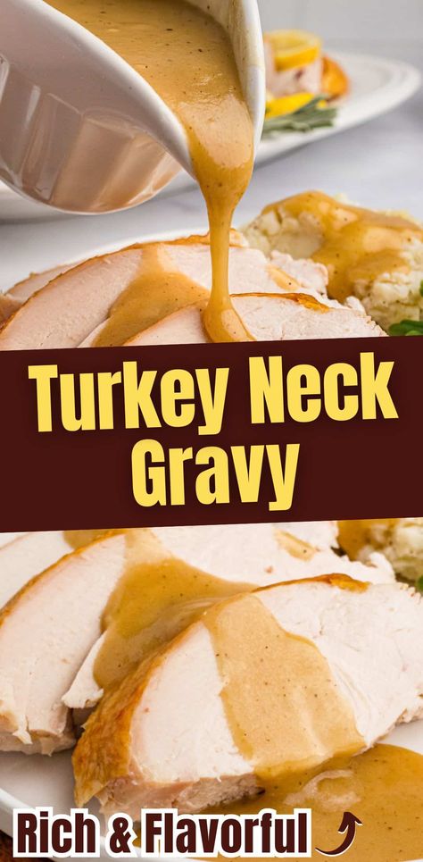 Turkey Neck Gravy: Rich and Flavorful.