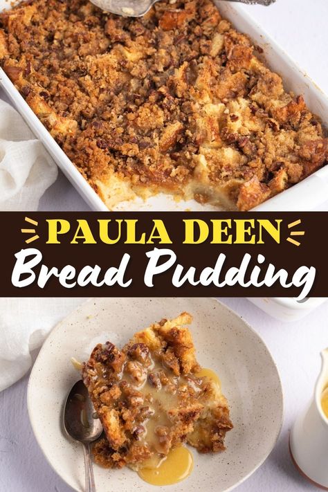 Brandy Bread Pudding, Topping For Bread Pudding, Pecan Praline Bread Pudding, The Best Bread Pudding, Make Ahead Bread Pudding, Best Bread Pudding Recipe Old Fashion, Paula Dean Bread Pudding, Bread Pudding With Lemon Sauce, Brandy Butter Sauce