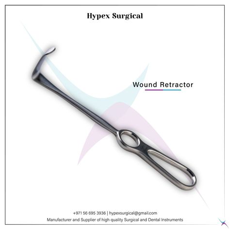 The Wound Retractor from Hypex Surgical Instruments is manufacture to provide surgeons with optimal access and visibility during procedures. This essential surgical tool helps retract tissue around the incision, ensuring a clear operating field without causing damage to surrounding areas. Key Features: High-Grade Stainless Steel: Ensures durability, corrosion resistance, and easy sterilization. Adjustable Blades: Allows for flexible retraction and customized fit based on the surgical site. E... Dental Instruments, Surgical Instruments, High Grade, Key, Stainless Steel, Quick Saves