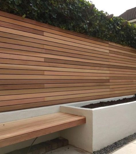 Cedar Garden, Back Garden Design, Small Backyard Gardens, Cedar Fence, Modern Garden Design, Ideas Backyard, Garden Deco, Have Inspiration, Outdoor Gardens Design