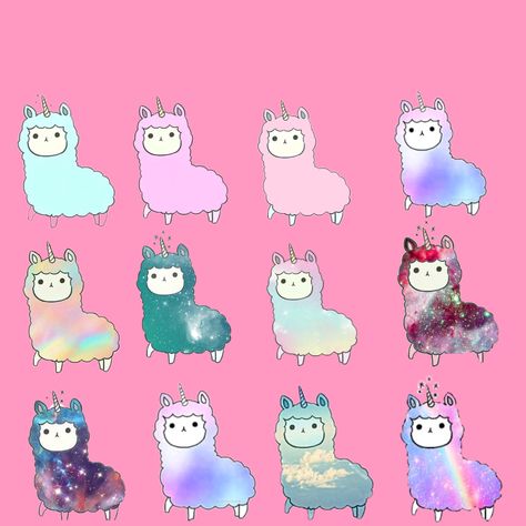 Alpaca Llama Unicorn Llama Aesthetic, Alpaca Wallpaper, Llama Wallpaper, Kawaii Alpaca, Llama Unicorn, Llama Stuffed Animal, Rainbow Drawing, Vip Kid, Llama Alpaca