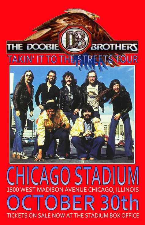 Rock Wall Art, Iron Maiden Posters, Doobie Brothers, Steely Dan, Rock Poster Art, The Doobie Brothers, Elevator Music, Music Trivia, Vintage Concert Posters