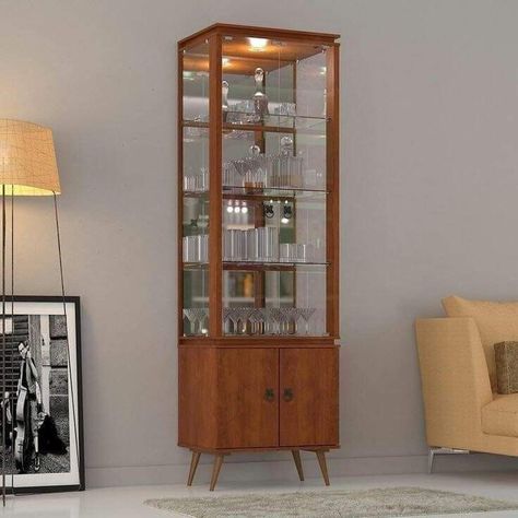 Living Room Glass Cabinet, Organizing On A Budget, Pretty Living Room, Display Cabinet Design, Crockery Unit Design, Crockery Unit, Living Room Tv Unit Designs, Sofa Bed Design, Wardrobe Interior Design