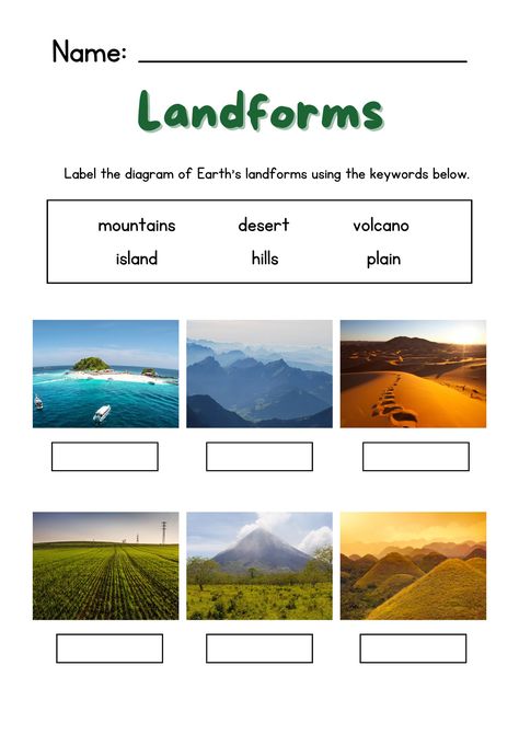 Landforms Worksheet, Earth Layers, 100 Books To Read, 100 Book, Worksheets For Kids, Volcano, Animal Photography, Culture Art, Books To Read