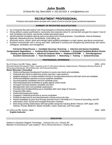 A professional resume template for a Senior Recruiter or Consultant. Want it? Download it now. Hr Recruiter, Human Resources Career, Recruiter Resume, Consultant Resume, Human Resources Resume, Hr Resume, Sales Resume Examples, Project Manager Resume, Professional Resume Examples