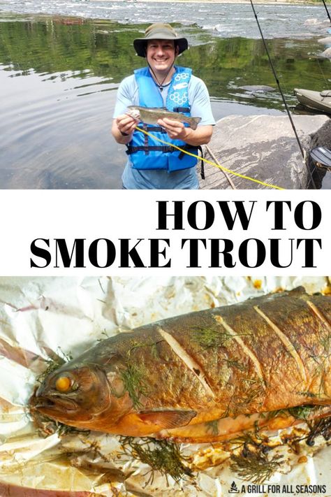 Whole Trout Recipes, Smoked Trout Recipe, Traeger Cooking, Trout Recipe, Cooking Trout, Enjoy With Friends, Trout Recipes, Delicious Seafood Recipes, Beautiful River