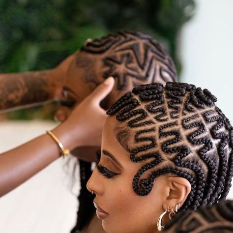 21Ninety on Instagram: "Summer is almost here and what says summer more than a new  protective style?⁠ ⁠ With Blavity House Party right around the corner, its about that time to figure out your hair for the event.⁠ ⁠ From goddess braids to bantu knots, these styles complete all your summer looks.⁠ ⁠ Hit the link in bio for more hair inspo. // #BlackHair #ProtectiveStyles #BlavityHouseParty #21Ninety" Banton Knots, Braided Bantu Knots, Bantu Knot Curls, Bantu Knot Styles, Pleated Outfit, Natural Hair Remedies, Crown Hair Clip, Braided Hairstyles For Black Women Cornrows, Black Ponytail Hairstyles