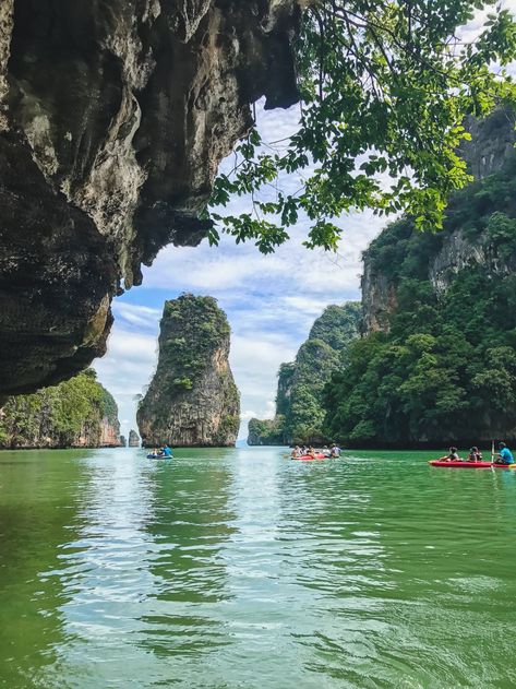 James Bond Island Thailand, Phang Nga Bay, Travel Honeymoon, James Bond Island, Thailand Honeymoon, Adventure Tourism, Visit Thailand, Koh Tao, Tropical Vacation