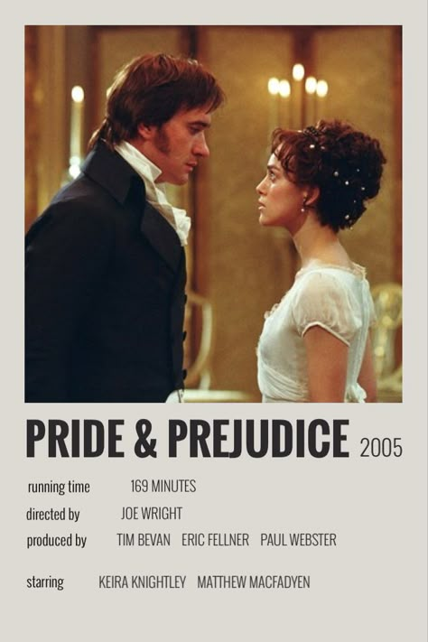 pride and prejudice polaroid poster by summersorrows Pride & Prejudice Movie, Film Polaroid, Pride And Prejudice 2005, Iconic Movie Posters, Movie Card, Girly Movies, Film Posters Minimalist, Pride Prejudice, Septième Art