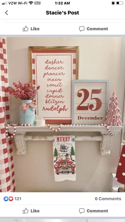 Baby Christmas Ornaments, Red And White Christmas, Christmas Party Themes, Christmas Bathroom Decor, Cabin Christmas, Christmas Bathroom, Christmas Hacks, Christmas Themes Decorations, Christmas Decorations Living Room