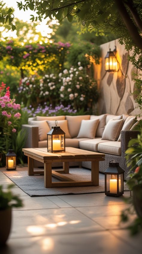 Stylish & Affordable Patio Furniture Finds Backyard Patio Ideas, Cozy Spaces, Backyard Patio Designs, Cozy Space, Patio Design, Patio Ideas, Outdoor Patio Furniture, Backyard Patio, Outdoor Patio