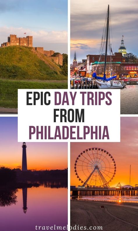 Day Trip Ideas Pennsylvania, Pennsylvania Day Trips, Philadelphia Trip, Philadelphia Travel, America States, Pennsylvania Philadelphia, Plan A Day, Philadelphia Usa, Usa Places To Visit