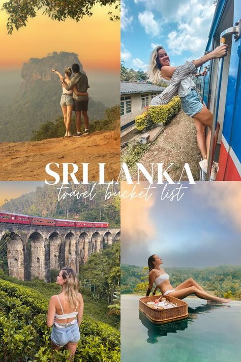 Sri Lanka Travel. Bucket List, Train Ride, Sigiriya. Sri Lanka Bucket List, Bucket List Items, Sri Lanka Travel, 1 Month, Travel Bucket List, Travel Guides, Sri Lanka, Make Sure, Travel Guide