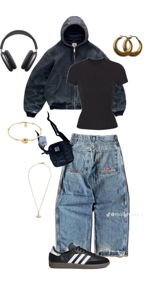 Street Style Outfits Casual, Outfit Inspo Casual, Tomboy Style Outfits, Outfit Look, Swaggy Outfits, Simple Trendy Outfits, Cute Everyday Outfits, Casual Style Outfits, Mode Inspiration