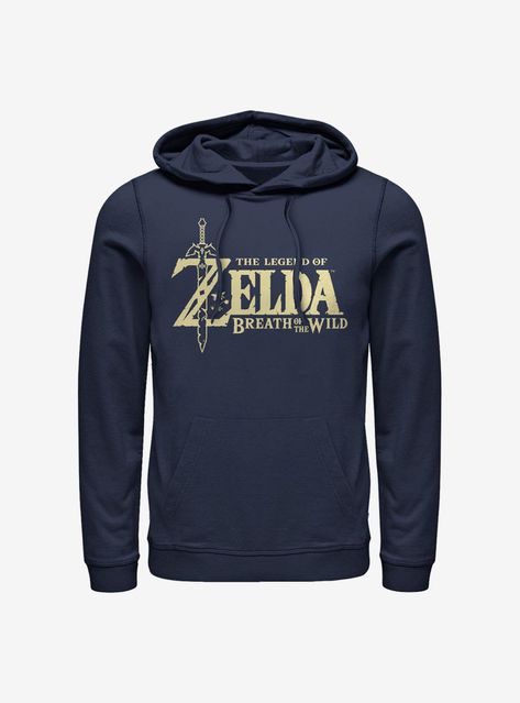 Zelda Hoodie, Zelda Ocarina Of Time, Wild Logo, Zelda Breath Of The Wild, Pull Over Hoodie, Legend Of Zelda Breath, Ocarina Of Time, Zelda Breath, Breath Of The Wild