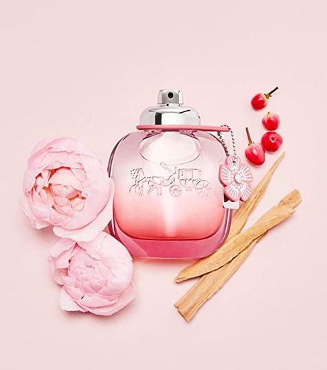 Coach Floral Blush, Coach Perfume, Coach Fragrance, Coach Floral, Cartier Panthere, Perfume Design, Goji Berries, Fragrance Collection, Perry Ellis