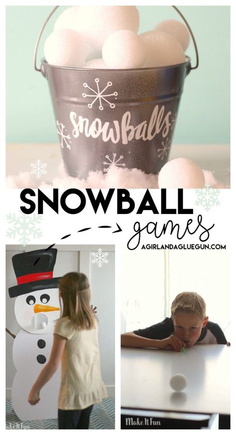 snowball-games Winter Wonderland Game, Fake Snowball Games, Snow Ball Games, Indoor Snowball Games, Outdoor Snow Activities, Snow Activities For Kids, Snow Day Activities For Kids, Snowball Toss Game, Snowball Games