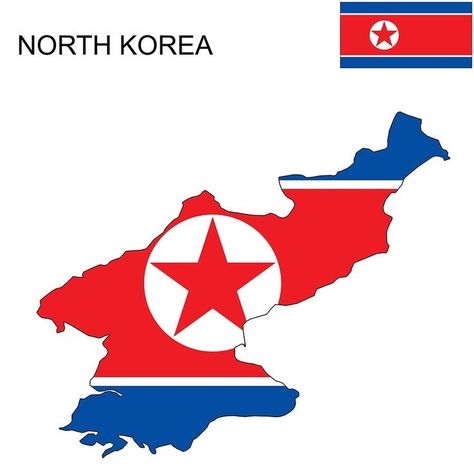 North Korea Map, North Korean Flag, North Korea Flag, Colors Meaning, Korea Flag, Korean Flag, Korean Colors, Emoji Symbols, Geography Map