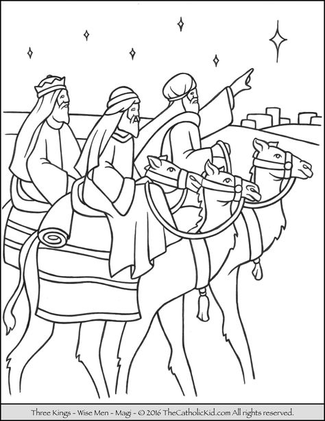 Three Kings Magi Coloring Page Three Wise Men Coloring Page Free Printable, Epiphany Crafts, Toy Story Coloring Pages, Nativity Coloring Pages, Three Magi, Jesus Coloring Pages, The Three Wise Men, Sunday School Coloring Pages, Roi Mage