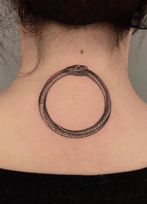 Kundalini Tattoo, Ouroboros Tattoo, Circle Tattoo, Tattoo Designs For Men, Modern Tattoos, Aesthetic Tattoo, Snake Tattoo, Tattoo Design Drawings, Best Tattoo