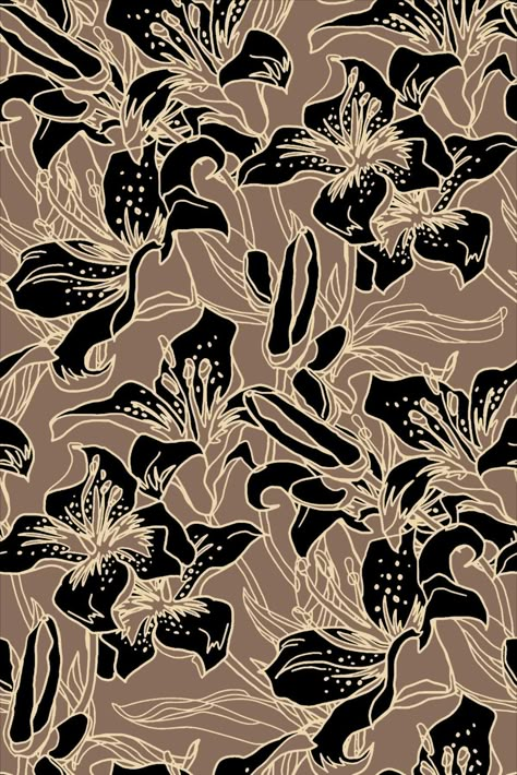 Modern Batik Pattern, African Pattern Design, Monochromatic Art, Primrose Hill, Fabric Print Design, Textile Prints Design, Batik Pattern, Border Embroidery Designs, Border Embroidery