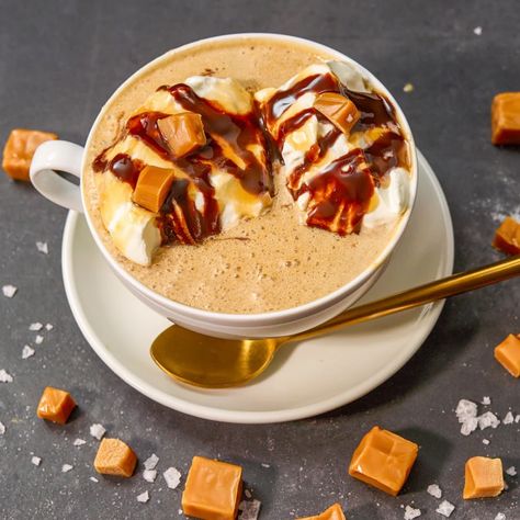 Salted Caramel Mocha ✨☕️ Satisfy your sweet and salty cravings in one with our Salted Caramel Mocha recipe. 🤩 Perfectly balanced and this is an absolute must for an all-year option... --> Head to our website for recipes! Salted Caramel Mocha, Mocha Recipe, Caramel Mocha, Sweet And Salty, Salted Caramel, Mocha, Caramel, Quick Saves